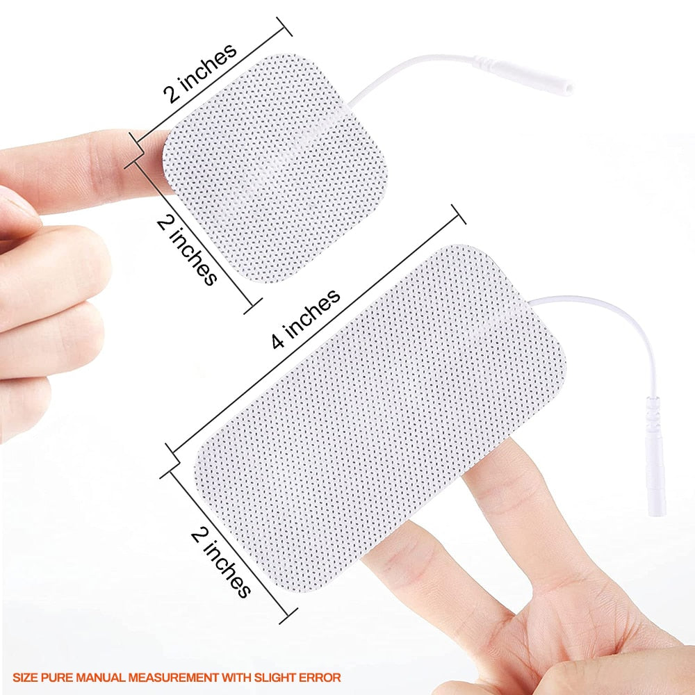 Electrode Pads EMS Compex Muscle Stimulator Acupuncture Patche Physiotherapy Tens Machines Conductive Gel Pulse Massage For Body