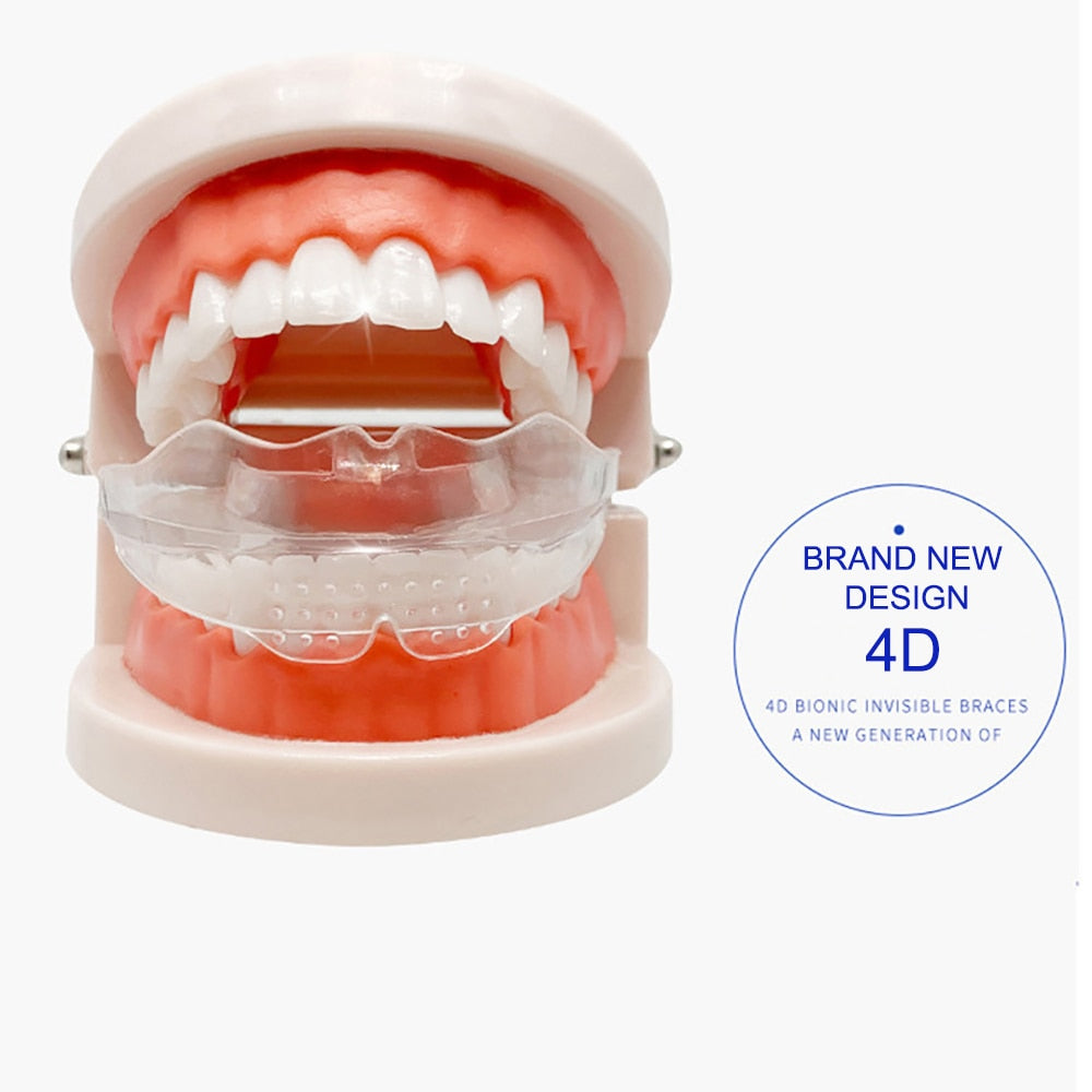 Orthodontic Braces Dental Braces Smile Teeth Alignment Trainer Instanted Silicone Teeth Retainer Mouth Guard Braces Tooth Tray