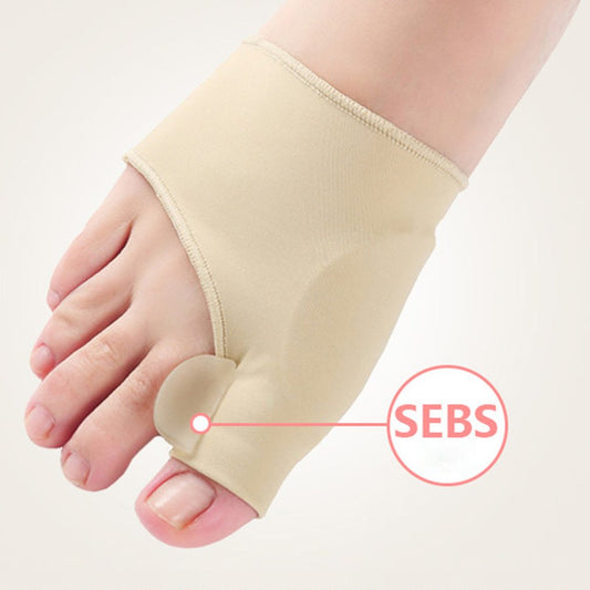 1pair Comfortable Soft Bunion Protector Toe Straightener Silicone Toe Separator Corrector Thumb hallux valgus Foot Brace Support