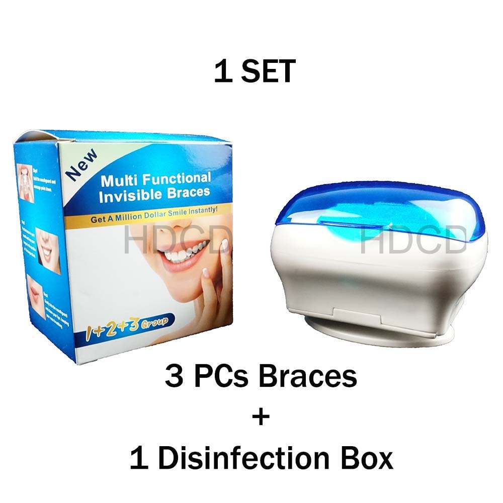 Orthodontic Braces Dental Braces Smile Teeth Alignment Trainer Instanted Silicone Teeth Retainer Mouth Guard Braces Tooth Tray