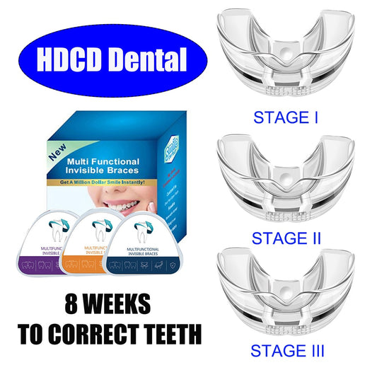 Orthodontic Braces Dental Braces Smile Teeth Alignment Trainer Instanted Silicone Teeth Retainer Mouth Guard Braces Tooth Tray