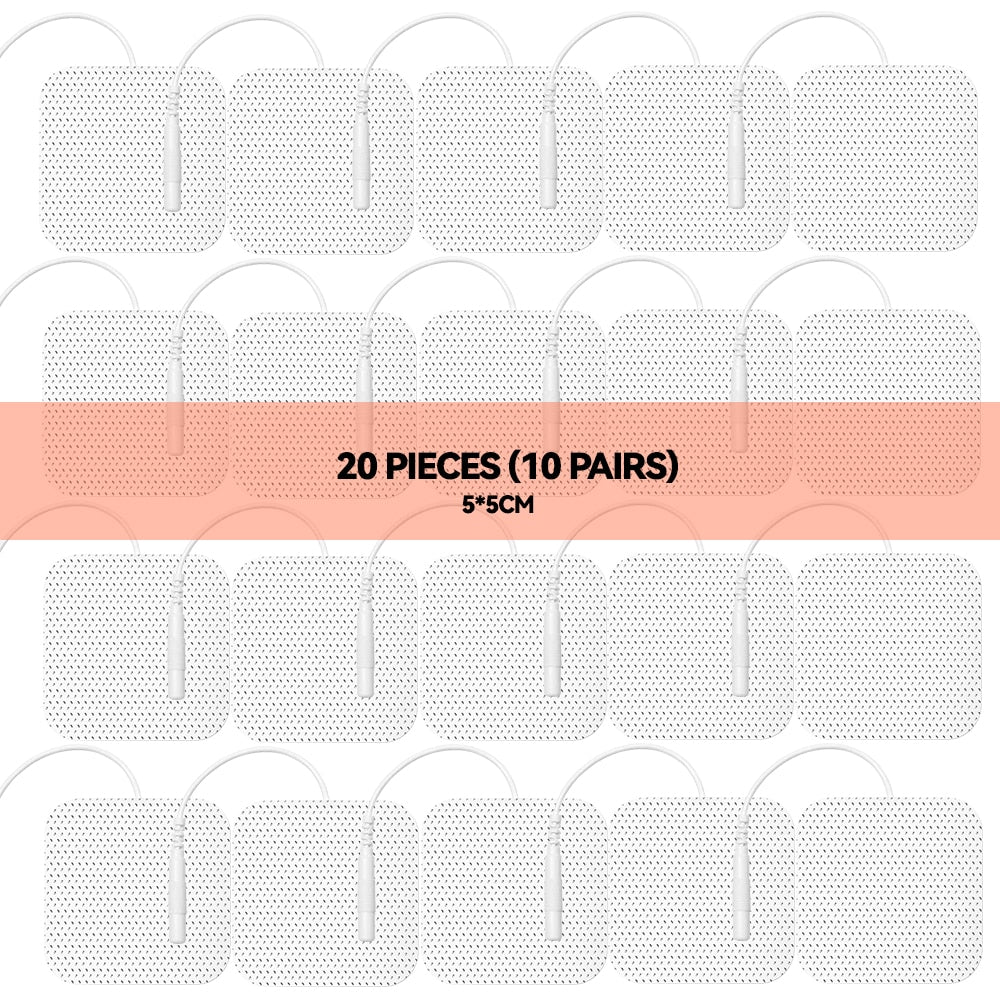 Electrode Pads EMS Compex Muscle Stimulator Acupuncture Patche Physiotherapy Tens Machines Conductive Gel Pulse Massage For Body