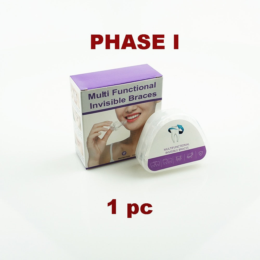 Orthodontic Braces Dental Braces Smile Teeth Alignment Trainer Instanted Silicone Teeth Retainer Mouth Guard Braces Tooth Tray