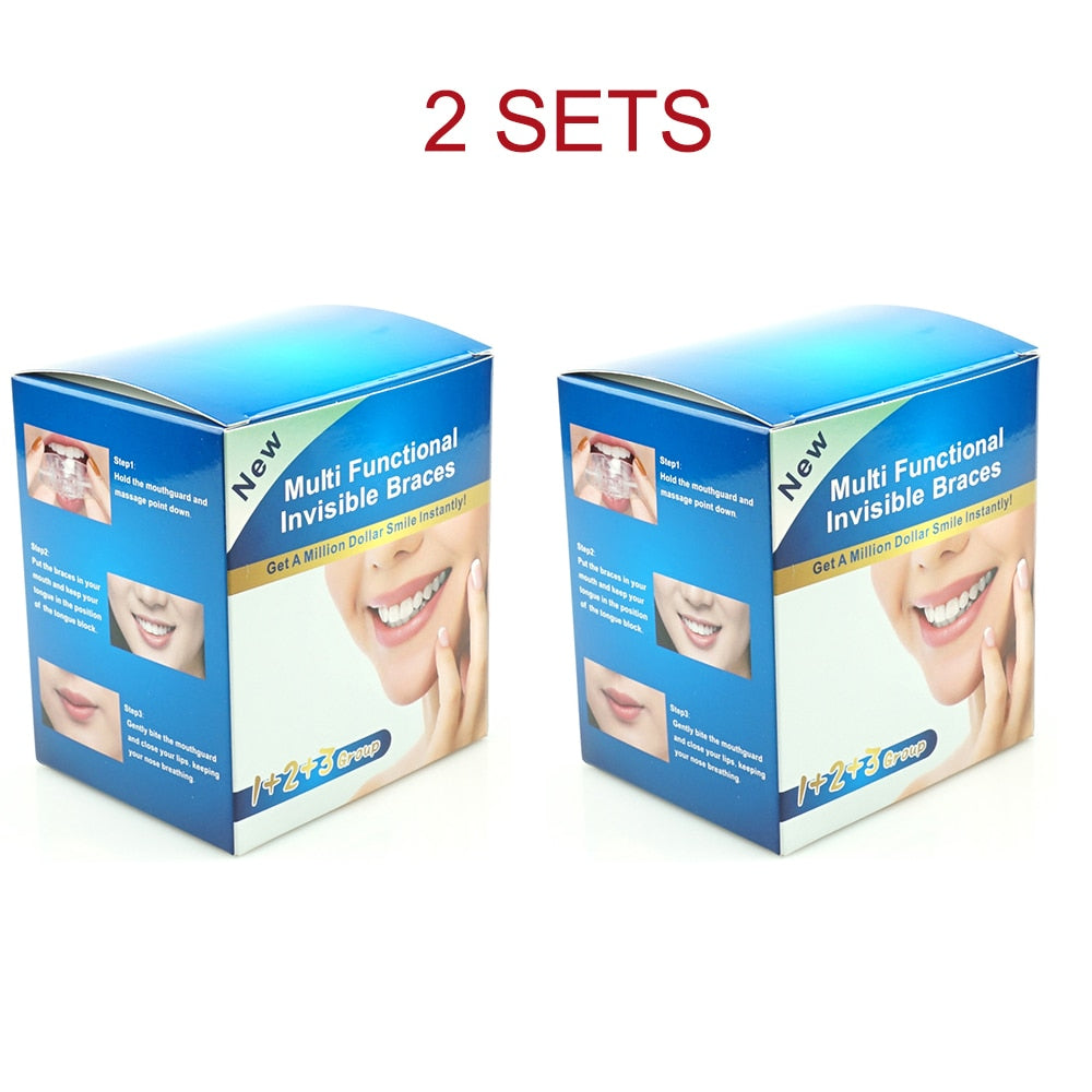 Orthodontic Braces Dental Braces Smile Teeth Alignment Trainer Instanted Silicone Teeth Retainer Mouth Guard Braces Tooth Tray